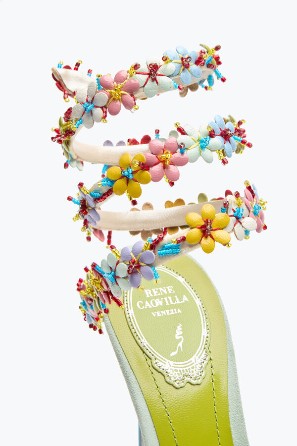 jeweled bloom sandal 105 rene caovilla