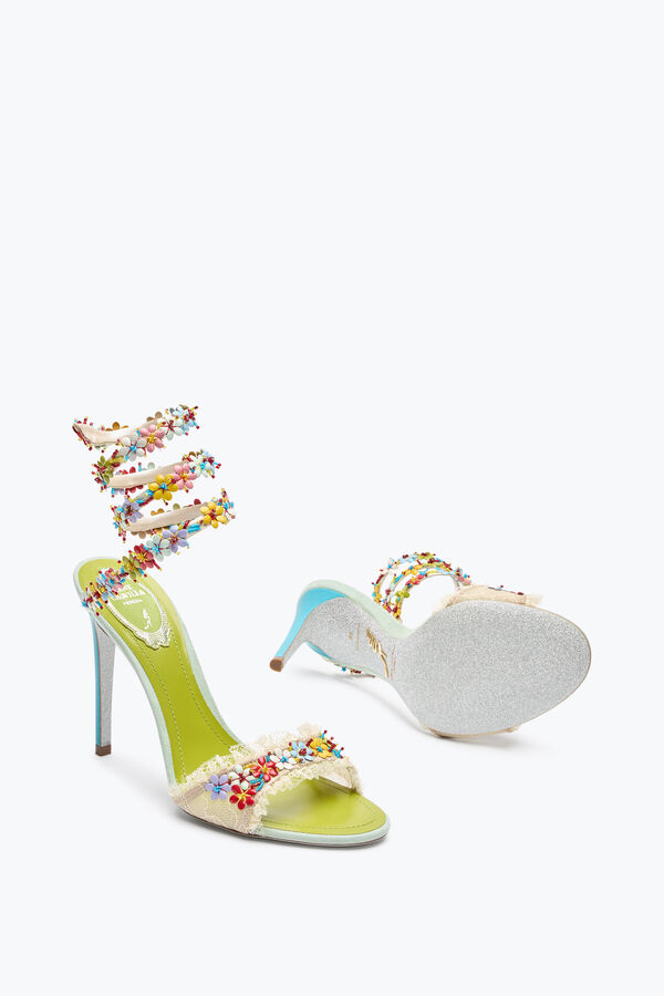 jeweled bloom sandal 105 rene caovilla