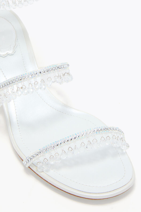 jeweled chandelier white sandal 40 rene caovilla