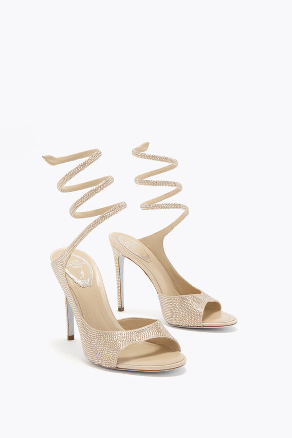 jeweled audrey gold sandal 105 rene caovilla