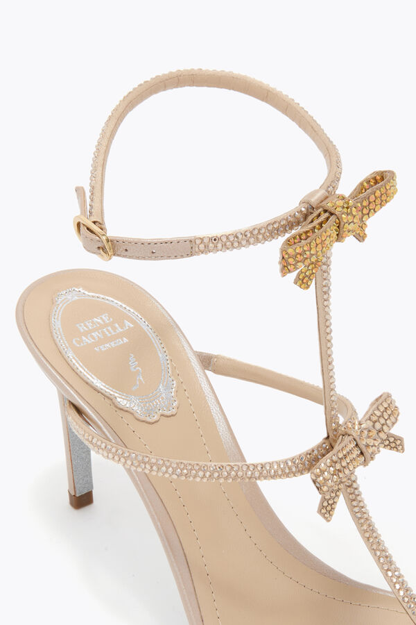 jeweled caterina gold sandal 80 rene caovilla