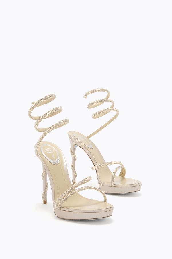 jeweled margot champagne platform sandal 120 rene caovilla
