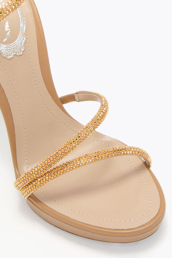 jeweled margot honey platform sandal 120 rene caovilla