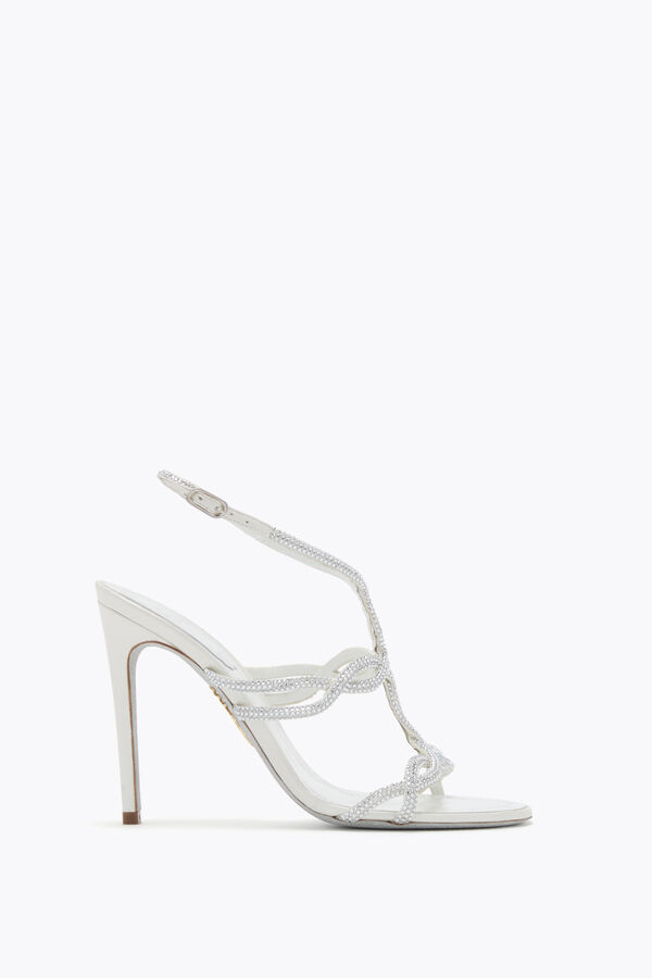jeweled dalilah white sandal 105 rene caovilla