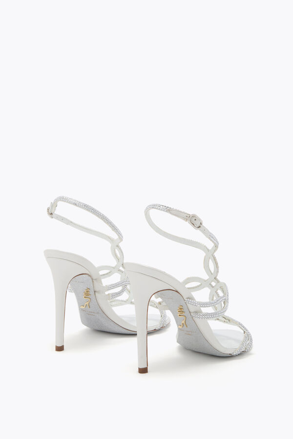 jeweled dalilah white sandal 105 rene caovilla