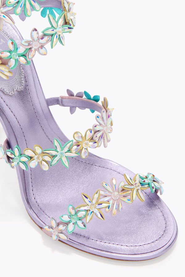 jeweled eva lilac sandal 100 rene caovilla