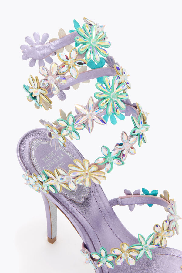 jeweled eva lilac sandal 100 rene caovilla