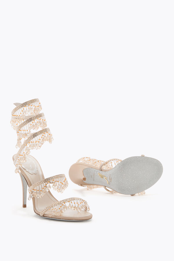 jeweled jahanara gold sandal 100 rene caovilla