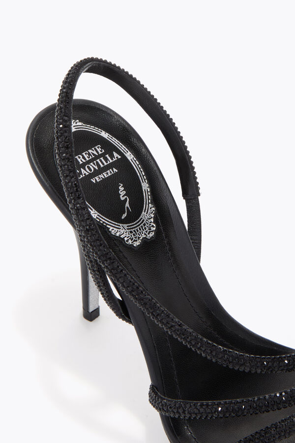 jeweled erin black sandal 100 rene caovilla