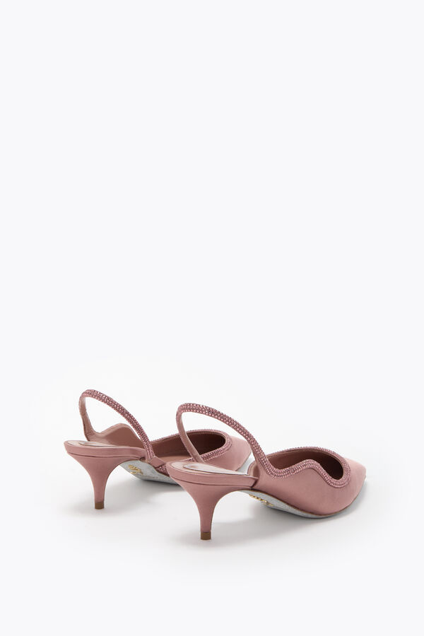 jeweled onda blush pink slingback 50 rene caovilla