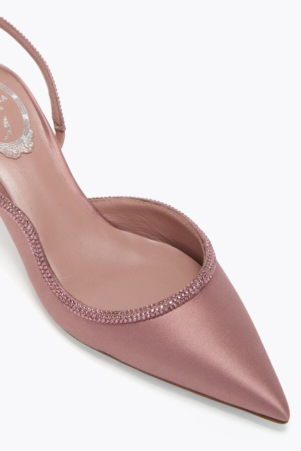 jeweled onda blush pink slingback 50 rene caovilla