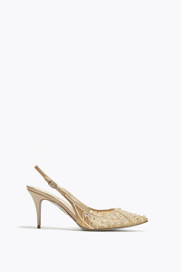 jeweled lovely honey slingback 80 rene caovilla
