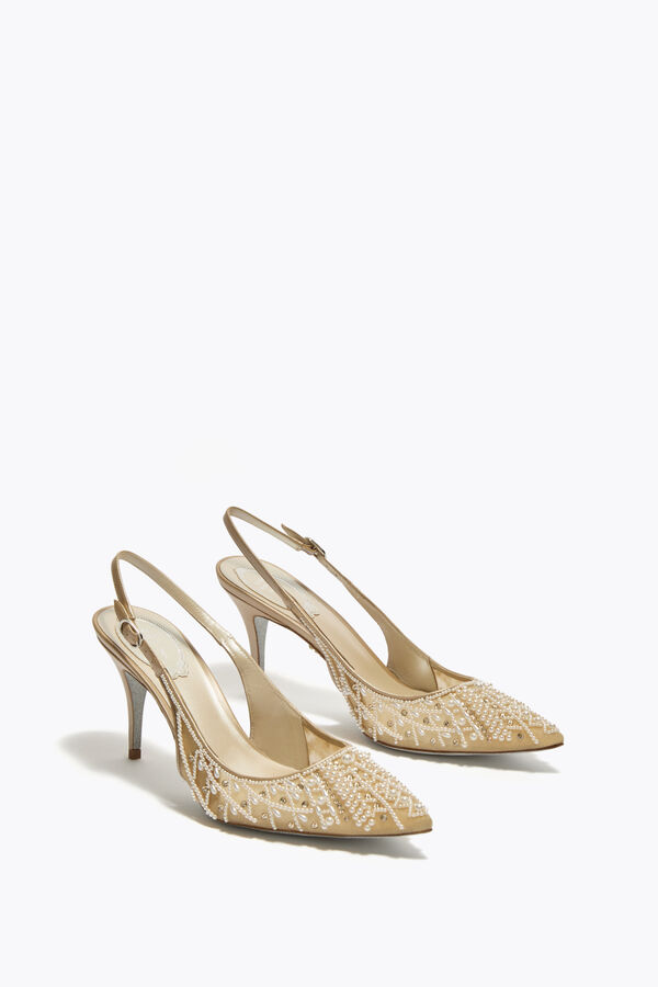 jeweled lovely honey slingback 80 rene caovilla