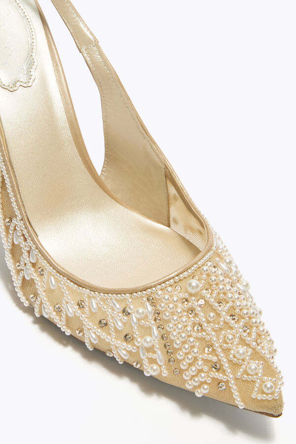 jeweled lovely honey slingback 80 rene caovilla