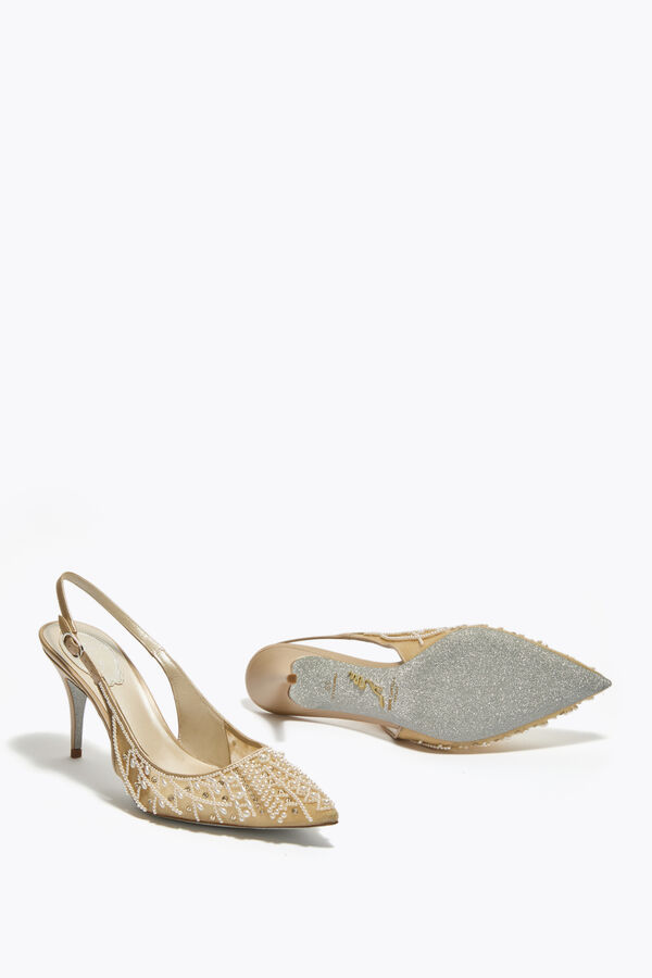 jeweled lovely honey slingback 80 rene caovilla