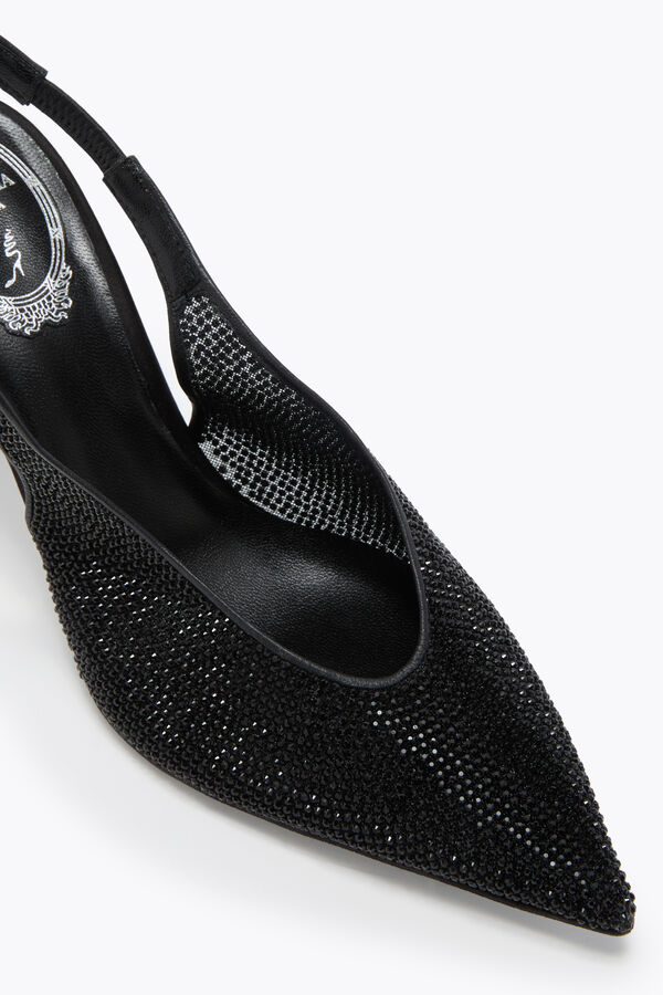 jeweled jinny black slingback 80 rene caovilla