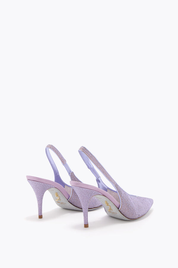 jeweled jinny metallic violet slingback 80 rene caovilla
