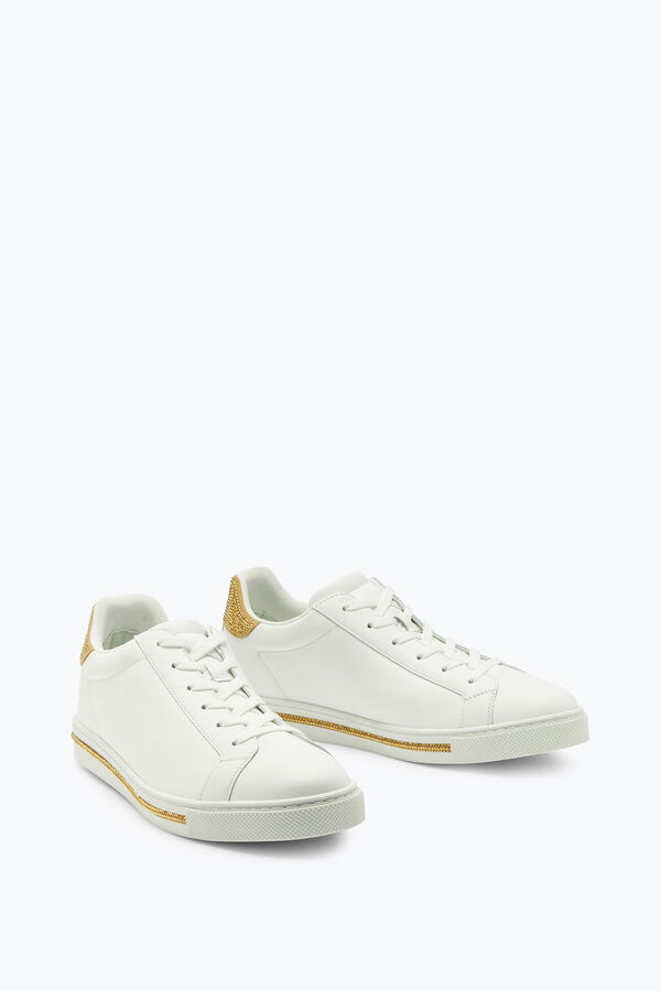 jeweled xtra crystal white-gold sneaker 15 rene caovilla