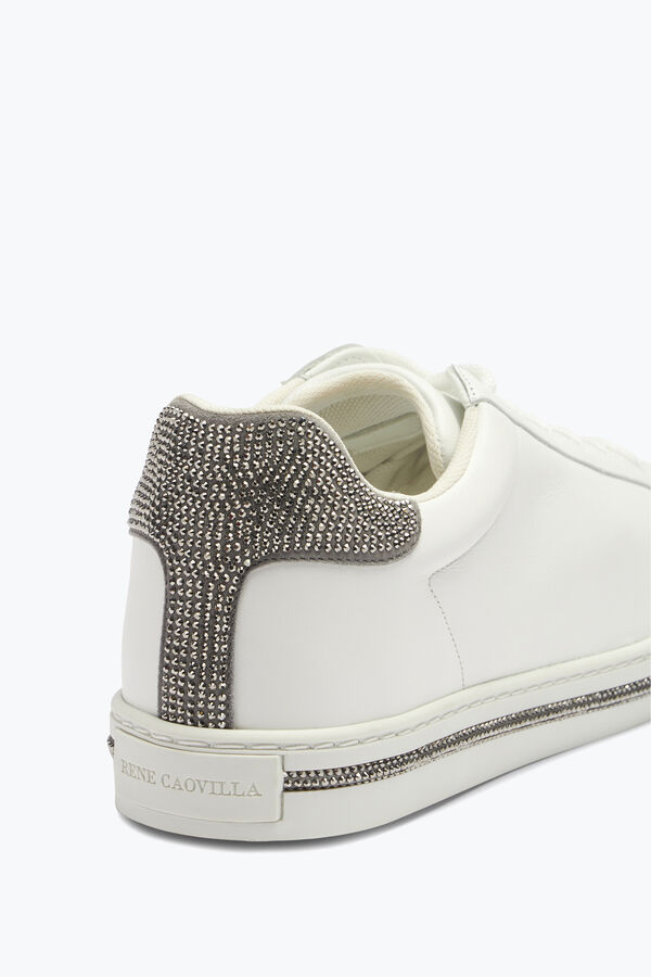 jeweled xtra crystal white silver sneakers 15 rene caovilla