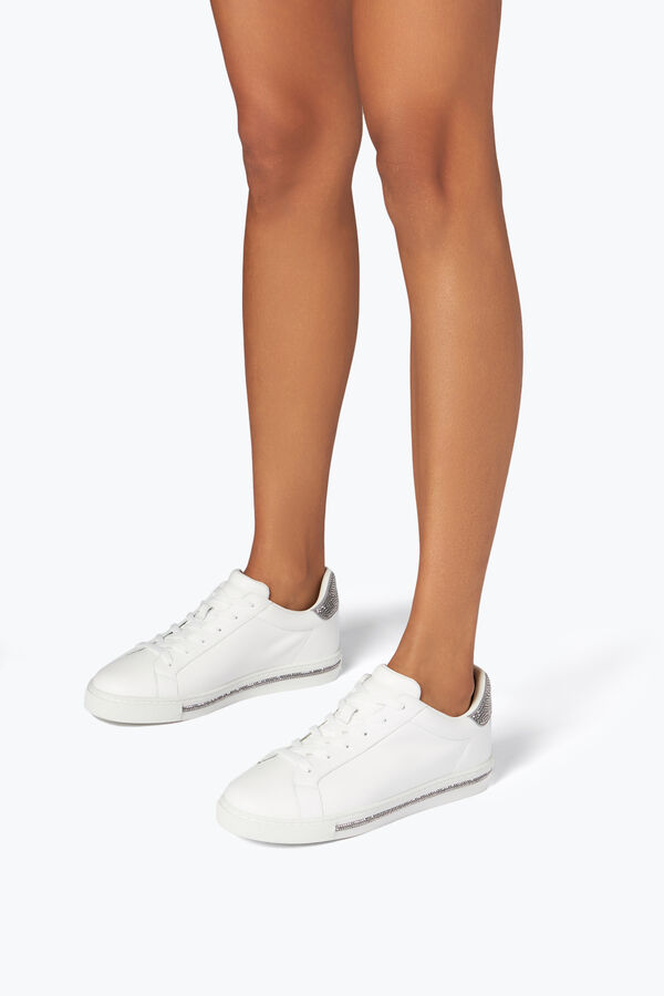 jeweled xtra crystal white silver sneakers 15 rene caovilla